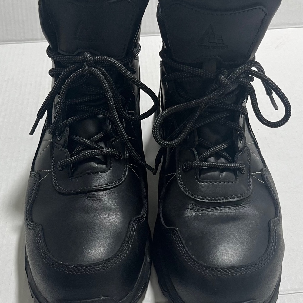 Boots Ace Men's Black Work Piston Mid-Aluminium